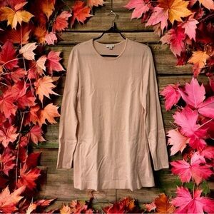 J. Jill Light Pink Knit Tunic Top/Mini Sweater Dress